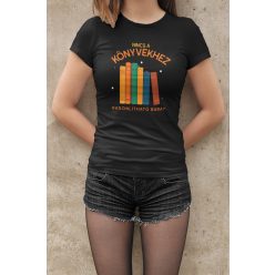 Nincs a könyvekhez hasonlítható barát fekete póló