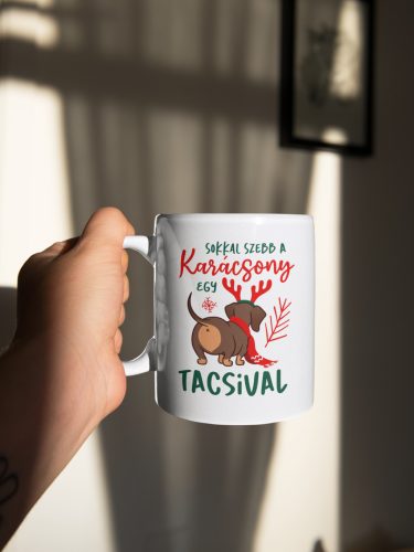 Tacsi karácsony bögre