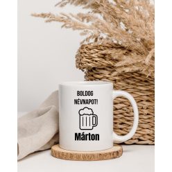 Boldog Névnapot Márton bögre