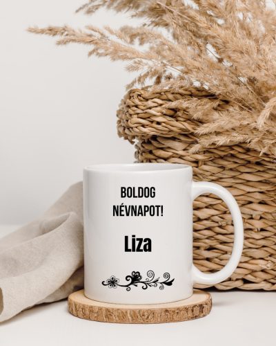 Boldog Névnapot Liza bögre