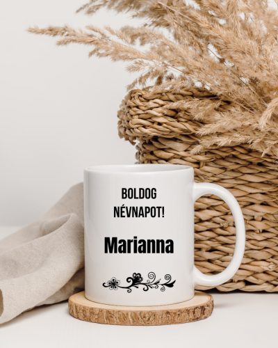 Boldog Névnapot Marianna bögre