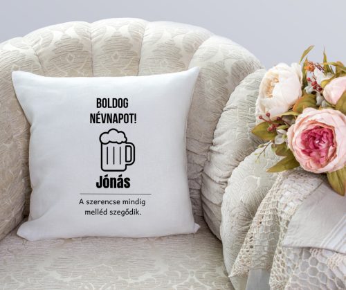 Boldog Névnapot Jónás párna
