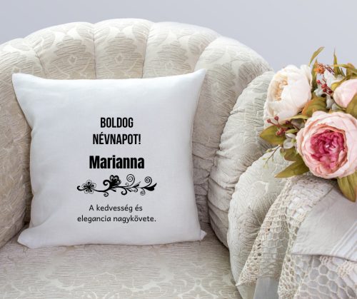 Boldog Névnapot Marianna párna