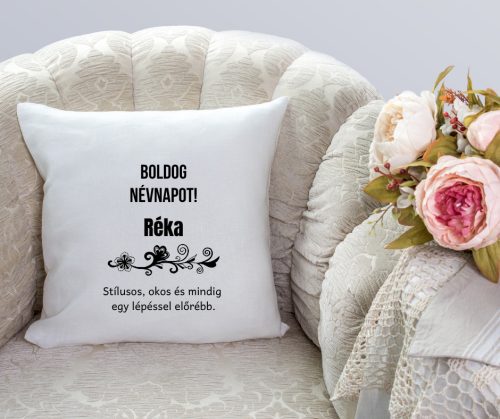 Boldog Névnapot Réka párna