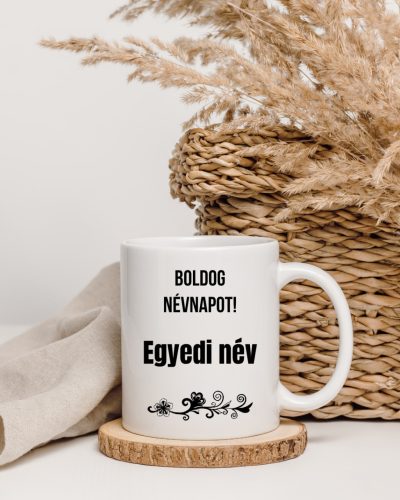 Boldog Névnapot Egyedi bögre