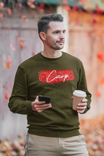 Carp Fishing pulóver miitary unisex pulóver