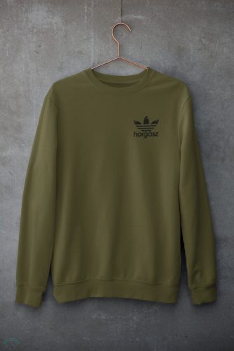 Horgász  unisex pulóver military