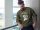 Legjobb horgász harcsa mintával unisex pulóver military