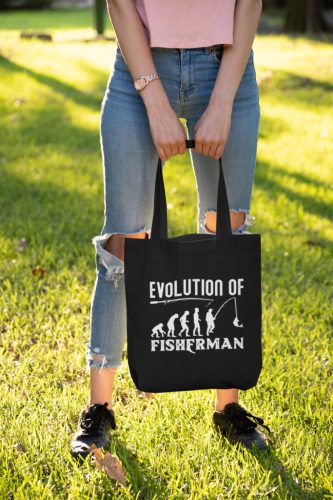 Evolution of fisherman  fekete táska