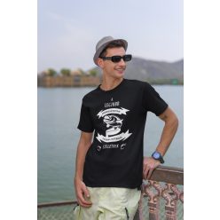 A legjobb horgász(szülinapos) harcsás fekete póló