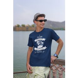 A legjobb horgász(szülinapos) harcsás kék póló