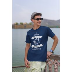 A legjobb horgász(szülinapos) pontyos kék póló