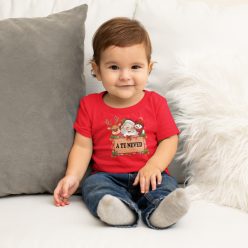 Karácsonyi névre szóló gyerek piros póló