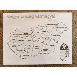 MegyeTérkép Játék puzzle