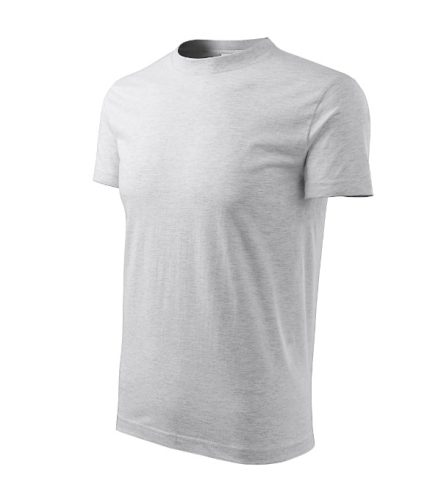 Classic póló unisex világosszürke melírozott 2XL