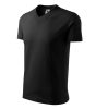 V-neck póló unisex fekete S