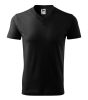 V-neck póló unisex fekete S