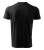 V-neck póló unisex fekete S