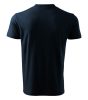 V-neck póló unisex tengerészkék S