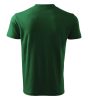 V-neck póló unisex üvegzöld S