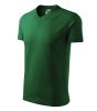 V-neck póló unisex üvegzöld L