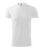 Heavy V-neck póló unisex fehér S