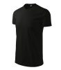 Heavy V-neck póló unisex fekete S