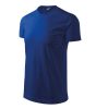 Heavy V-neck póló unisex királykék XL