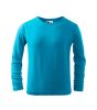 Fit-T LS póló gyerek türkiz 134 cm/8 éves