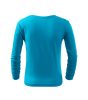 Fit-T LS póló gyerek türkiz 134 cm/8 éves