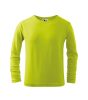 Fit-T LS póló gyerek lime 158 cm/12 éves