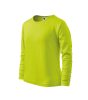 Fit-T LS póló gyerek lime 134 cm/8 éves