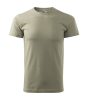 Basic póló férfi világos khaki XS