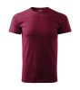 Basic póló férfi garnet XL