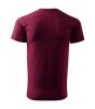 Basic póló férfi garnet XL