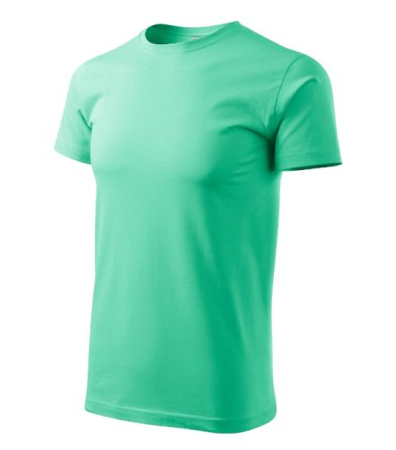 Basic póló férfi menta XL