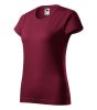 Basic póló női garnet 2XL