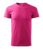 Heavy New póló unisex bíborszín M