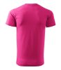 Heavy New póló unisex bíborszín M