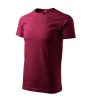 Heavy New póló unisex garnet S