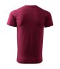 Heavy New póló unisex garnet S