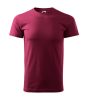 Heavy New póló unisex garnet XL