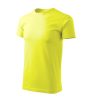 Heavy New póló unisex neon sárga S