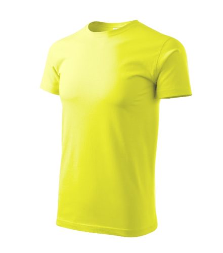 Heavy New póló unisex neon sárga M