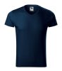 Slim Fit V-neck póló férfi tengerészkék S