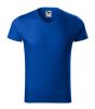 Slim Fit V-neck póló férfi királykék S