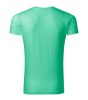 Slim Fit V-neck póló férfi menta S