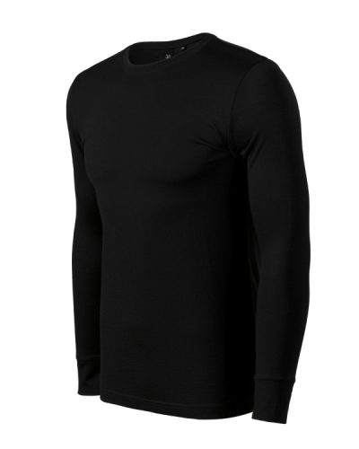 Merino Rise LS póló férfi fekete XL