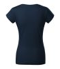 Fit V-neck póló női tengerészkék XS