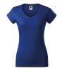 Fit V-neck póló női királykék XS